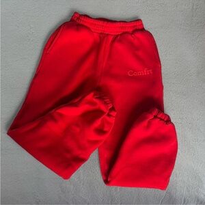 Comfort Women's Vibrant Red Track Pants